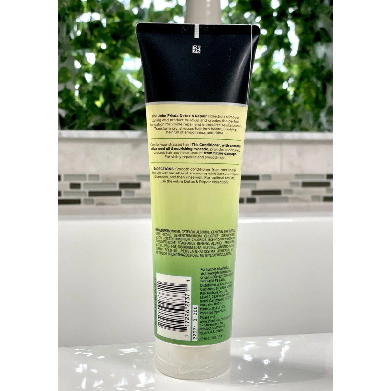 John Frieda Detox + Repair Conditioner for Dry, Stressed &
