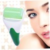 Vaguelly Handheld Aging Face Roller for Skin Care Green Muscles