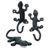 ChasBete Gecko Wall Hooks for Hanging, Rustic Iron Coat Hooks