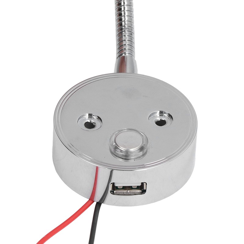 RV Interior Reading Lights Bedside Reading Lamp 10‑30v Dimmable Adjustable