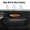Buffet 22Qt Turkey Roaster with Self-Basting Lid, 1450W Electric Roaster