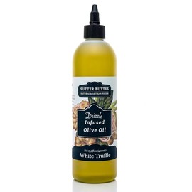 Sutter Buttes Sutter Buttes White Truffle Mushroom Infused Extra Virgin Olive Oil Drizzlers in Award-Winning Flavors! - 400 ml (White Truffle)