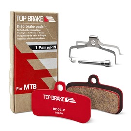 parte superior BRAKE Disc - Pastillas de freno para bicicleta de montaña para Shimano Saint BR-M810/M820 XTR-M9120 Tektro TRP 4 pistones | MTB, cuesta abajo, compuesto de cerámica, opción silenciosa,