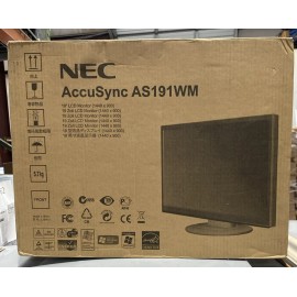 NEC ACCUSYNC AS191WM-BK 19" LED LCD Monitor with Stand New