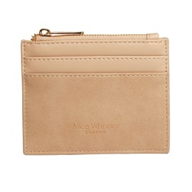 Alice Wheeler Verona Coin Purse, Vegan Leather, 11.5 x 9 cm, Classic Colours (Sand)