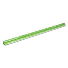 Alumicolor 3610-6 Aluminum Combination Pocket Scale, 6IN, Green