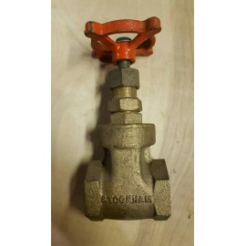 Stockham New Stockham B-16 1-1/4" Threaded End Brass Gate Valve