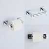 Chrome Bathroom Hardware Set 4 Pieces,Towel Bar Set Stainless Steel