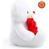 Teddy Bear Stuffed Animals Plush Bear Holding Rose Soft Plush