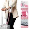 Cable Luggage Lock, Retractable Cable Lock Anti-Theft Travel Locks for