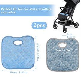 Puasok 2 pieces child seat pad car, seat protector, car seat pads, car seat pads, car seat protector, children's seat, non-slip protective pad, for toddlers, car seat, pram