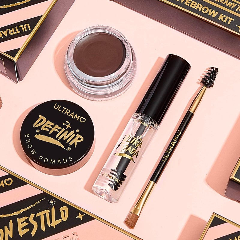 ULTRAMO Kit Pomada Para Cejas, 3 en 1 Juego de