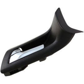 Dorman 82631 Front Driver Side Interior Door Handle for Select Pontiac Models, Black and Chrome