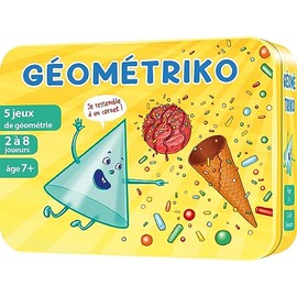 Asmodee Aritma Géométriko - Jeux de société - Jeux de Cartes - Jeux éducatif - Jeux Enfant à partir de 7 Ans - 2 à 8 Joueurs - Version française