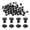 sourcing map 30set M4 x 6mm Chicago Screw Metal Slotted