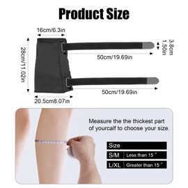 Ankle Monitor Cover Up,Protective Cover for House Arrest Ankle Bracelet,Adjustable Straps for Alcohol Monitor Ankle Bracelet