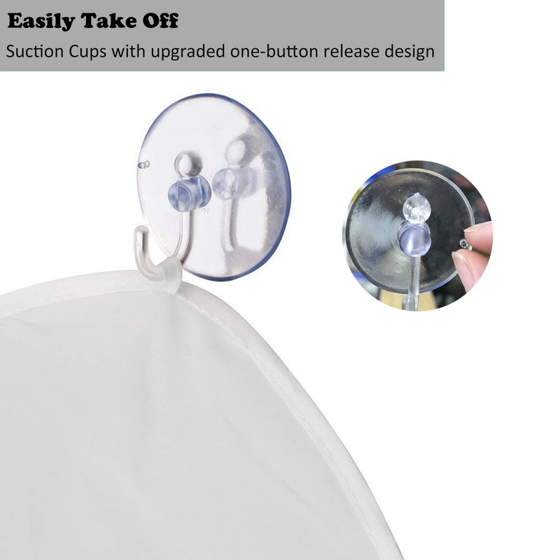 Beard Bib Apron, Beard Catcher with Suction Cups - Best