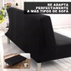 Kmow Funda De Futón Elástica Para Sofá Cama Sin Brazos