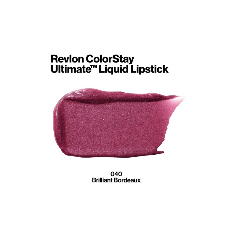 Labial Líquido Cs Ultimate Liquidlipstick Brilliant Bordeaux Acabado Satinado