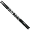 TAMA 5B Drum Sticks Oak Black Skull Painted Stick