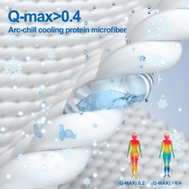 GOHERO Cooling Blanket Queen Size, 90"x90" Cooling Throw Bed Blankets for Hot Sleepers and Night Sweats, Arc-Chill Q-max>0.4 Light Weighted, Cold Breathable Summer Cool Blankets for Hot Weather