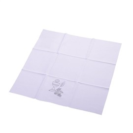 BLESSUME Church Chalice Square Corporal White Altar Cloth