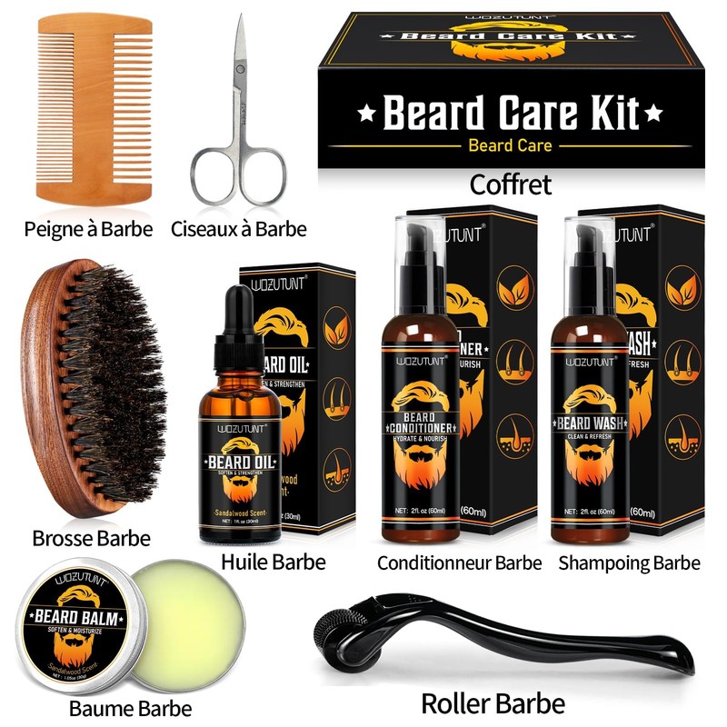 Beard Growth Kit from Clean to Care - W/Beard Roller,Beard