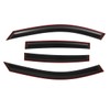 Lightronic WV194205 in-Channel Side Window Deflectors & Visors Vent Rain