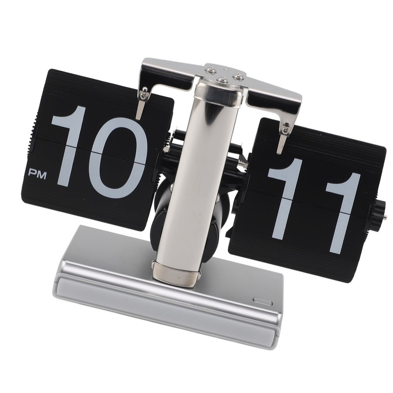 Retro Digital Flip Down Clock Battery Powered Flip Desk Clock