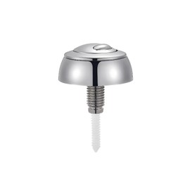 Blyxon Toilet Button Dual Flush Toilet Cistern Push Button Assembly Toilet Push Button Dual Flush Replacement (Toilet Button with Support Cover)