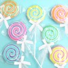 White Twist Tie Bow, 30 Pcs Small Bows for Crafts,