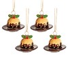 Sass & Belle Christmas Pudding Bauble - Set of 4