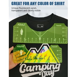 Tshirt Ruler Guide for Vinyl Alignment - Stocking Stuffers Christmas Gifts Women Mom Men Dad, T Shirt Rulers to Center Designs Graphics Placement, Tee Shirt Measurement Tool Heat Press Accessories