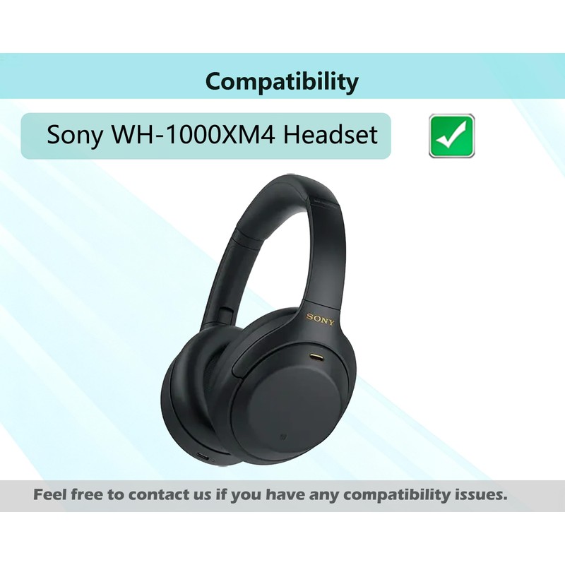 WH-1000XM4 Ear Pads Replacement Compatible with Sony WH-1000XM4 (WH1000XM4) Headphones(Protein