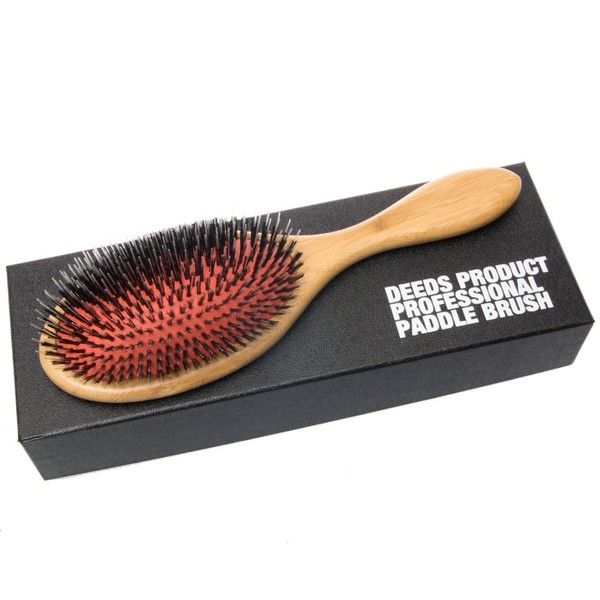 Deeds G – 0001 Boar Hair Professional Paddle Brush Hair Brush