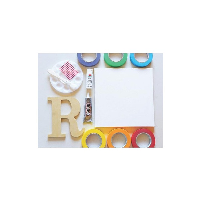 Fun Express Colored Masking Tape Set 1" X60 Yd-9 Pc