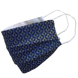 Freemasons Masonic Navy & Gold Square & Compasses Face Mask