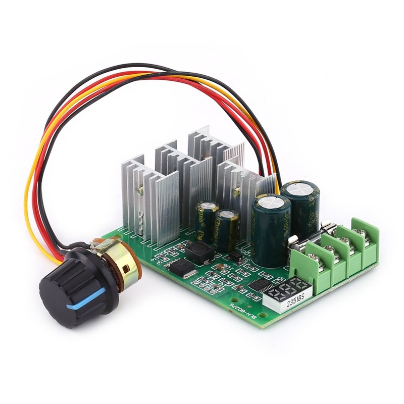 DC Motor Driver Controller PWM DC 6V-60V 30A Motor Regulator