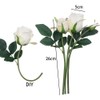SnailGarden 18 Heads Silk Roses Artificial Flowers, Silk Rose Bouquet