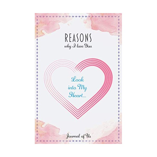 Reasons why I love you Look into My Heart Journal