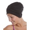Fashy Stoffbadehaube, schwarz, 3473 20_20