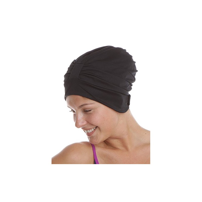 Fashy Stoffbadehaube, schwarz, 3473 20_20