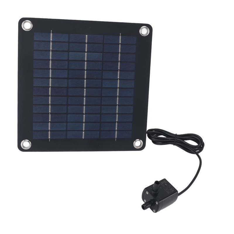 20W Monocrystalline Solar Panel with Garden Pond Fountain DC12V Pump