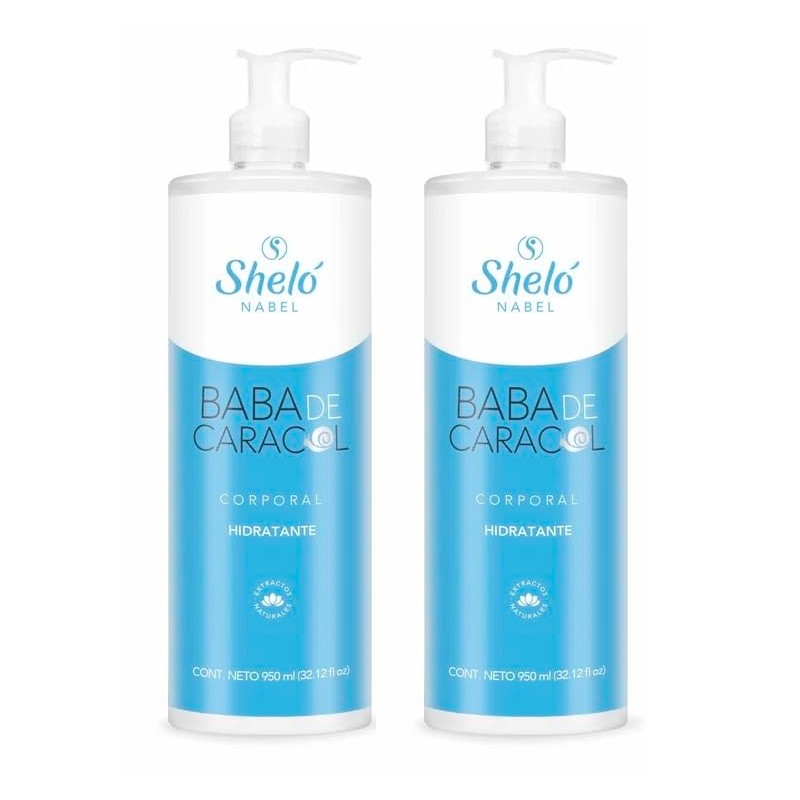 Pack 2Pz Sheló nabel Crema de baba de caracol natural