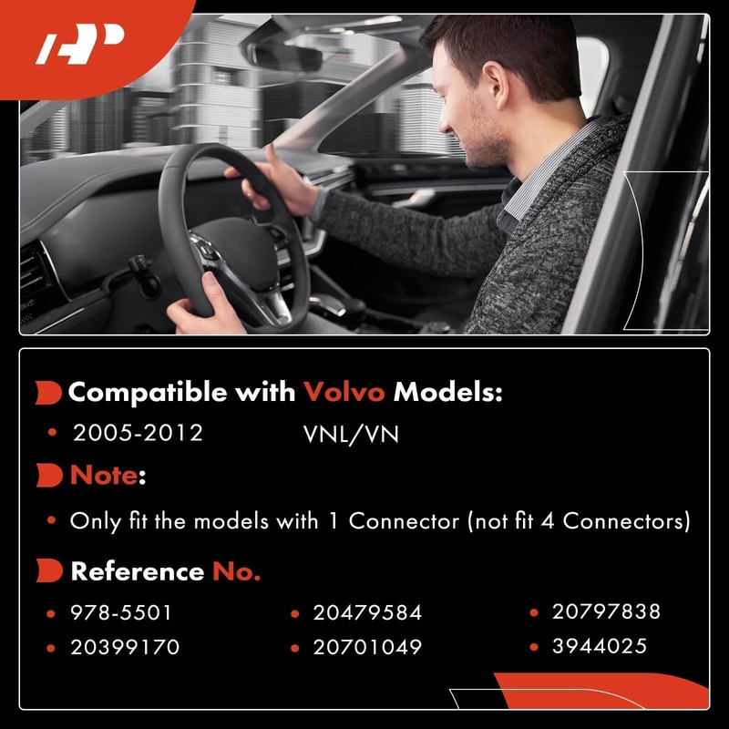 A-Premium Turn Signal Switch Multi-Function Switch Compatible with Volvo VNL