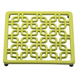 Old Dutch Square Deco Trivet, Oasis Green
