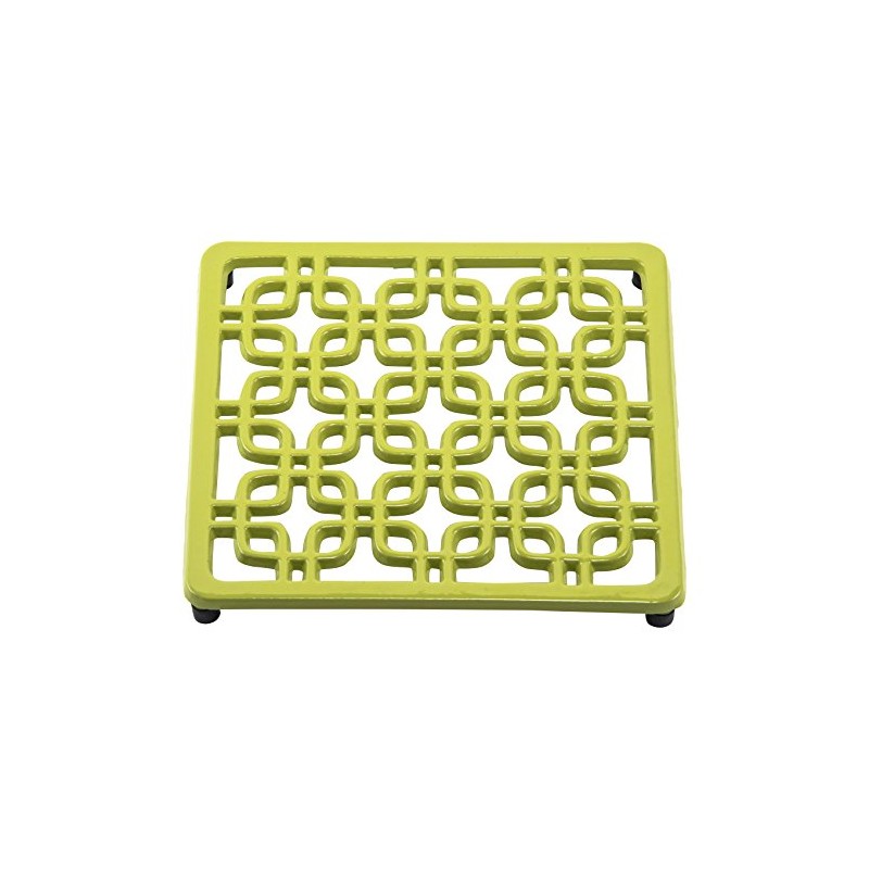 Old Dutch Square Deco Trivet, Oasis Green