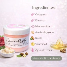 2 Crema Rosita De Obregón Original 100gr Natural Rejuvenece