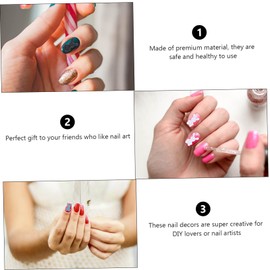 minkissy Nail Decorations Set 14pcs Mini Nail Art Decor Creative Nail Art Supplies for Women