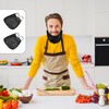 HJZHII 9PCS Beard Bonnet, Satin Beard Apron Adjustable Beards Bonnet